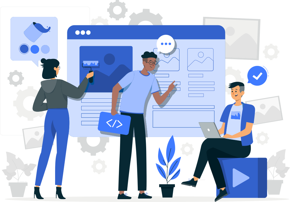 Website Building Services Graphic